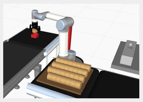 Robotti linjastolla.