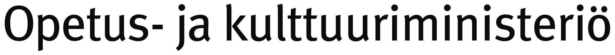 OKM FI 1rivi Logot ISO (002) Opetus- ja kulttuuriministeriön logo.