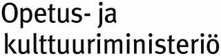 Opetus Ja Kulttuuriministeriö Opetus- ja kulttuuriministeriön logo.