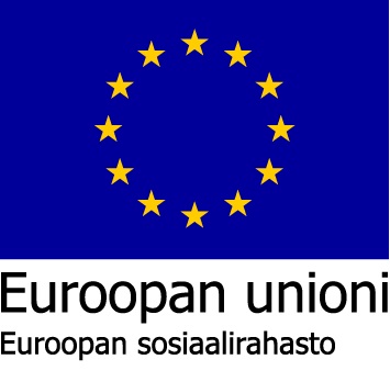 EU Euroopan sosiaalirahasto logo.
