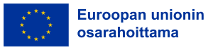 Euroopan unionin osarahoittama logo.