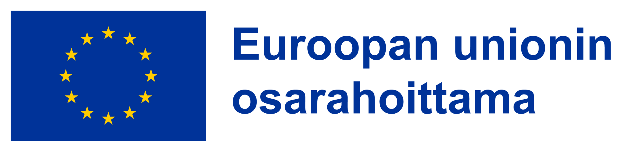 Euroopan unionin osarahoittama logo.