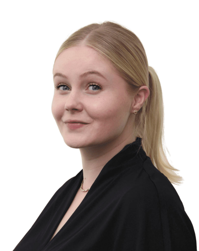 Lähikuvassa Taru Hyrkäs.