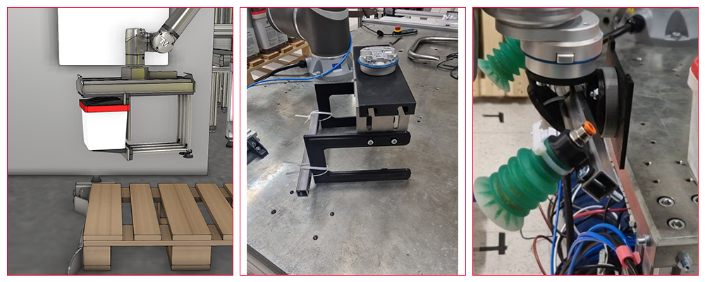 Kolme erilaista tarttujakokeilua.