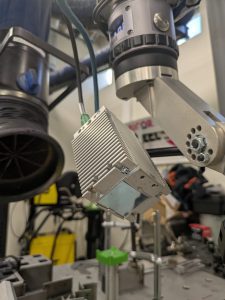 Lähikuvassa Cavitar-hitsauskamera