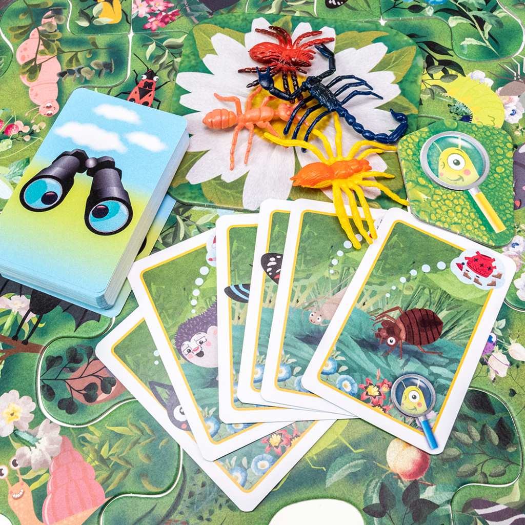 A close-up of Tactic's Bug game.