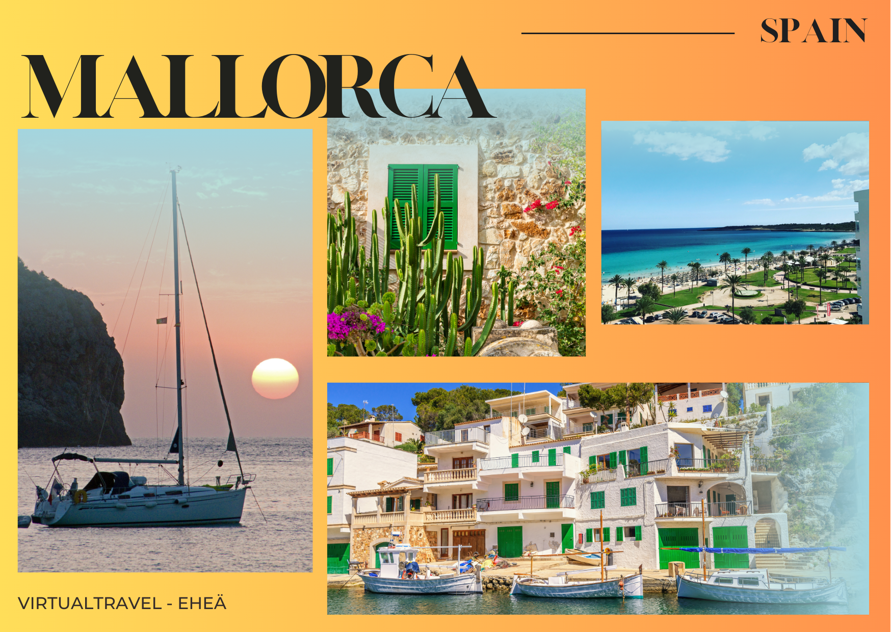Kuva postikortista Mallorcalta.