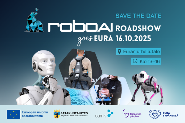 Roadshow Eura Save The Date (600 X 400 Px) Mainos RoboAI Roadshow goes Eura -tapahtumasta.