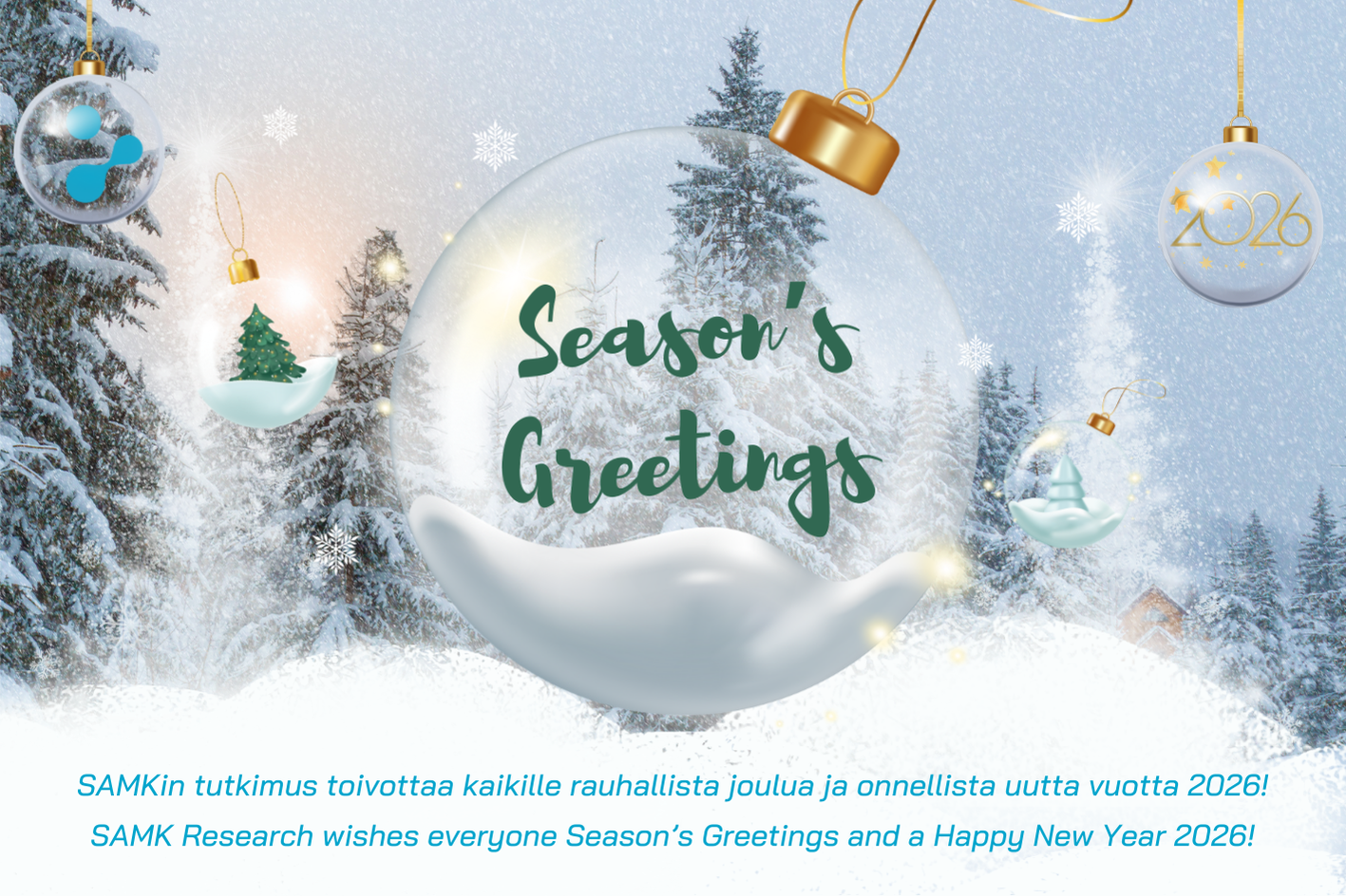 Joulutervehdys/Season's greeting.