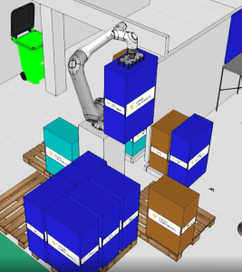 Screencapture from simulation software.