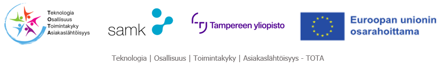 TOTA-hankkeen logorivi.