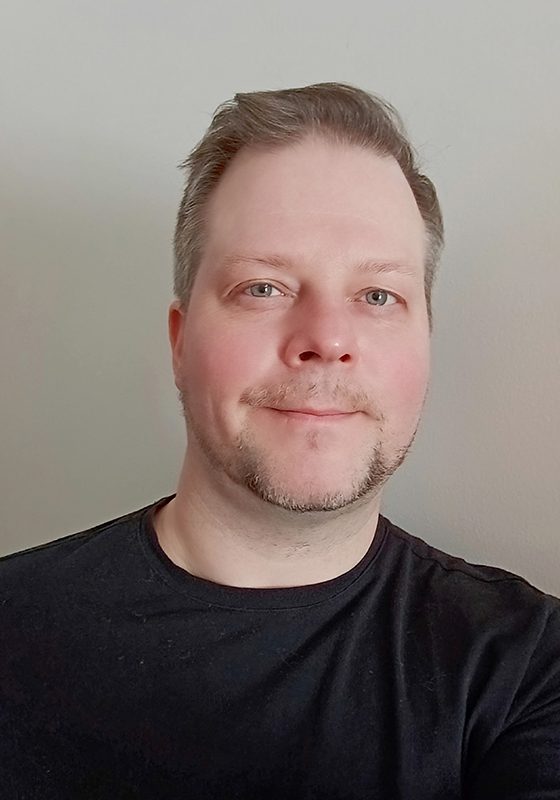 Closeup of Antti-Jussi Marjamäki.