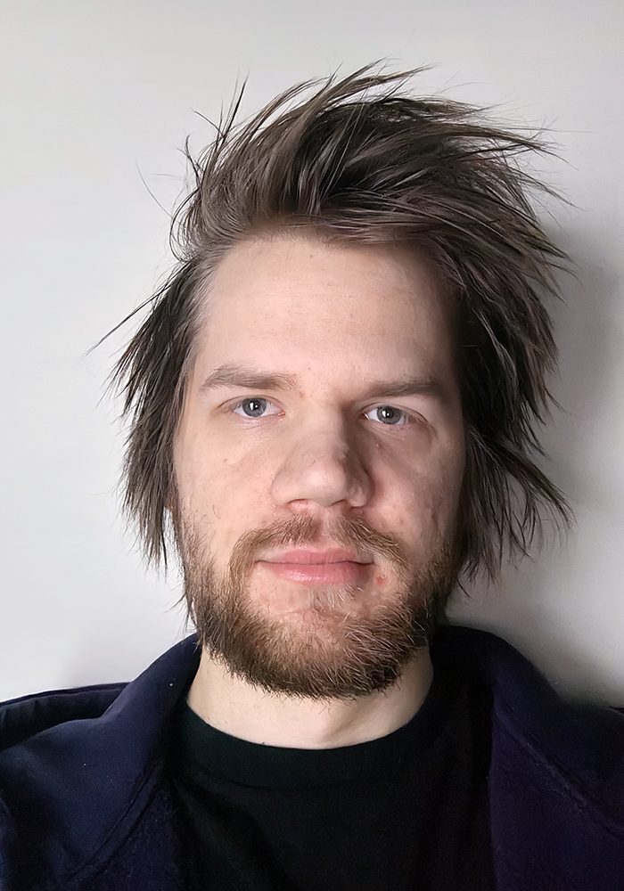 Closeup of Renato Liski.