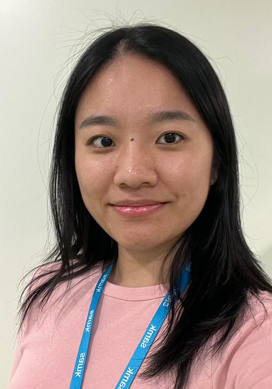 Closeup of Yilin Wang.